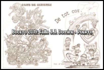 Bocetos 2019: Falla J.J. Domine – Puerto