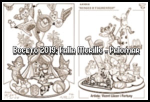 Bocetos 2019: Falla Murillo – Palomar